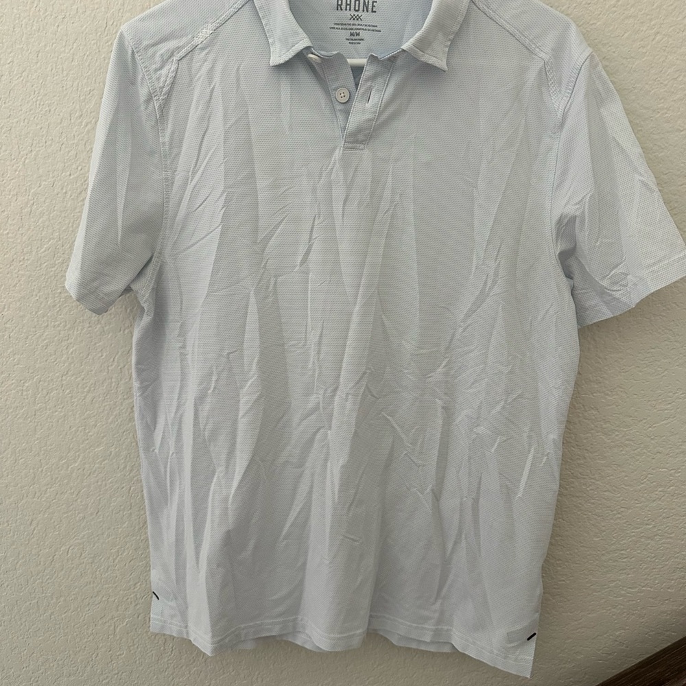Rhone Men's Classic Light Blue Polo Shirt